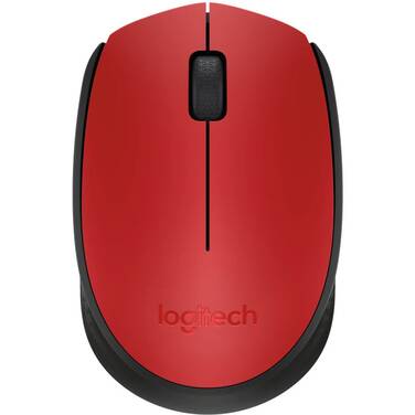 Logitech M171 Compact Wireless Mouse Red