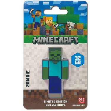 32GB Verbatim Minecraft Collectors Edition USB Flash Drive Zombie