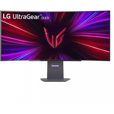 45 LG UltraGear 45GS95QE-B OLED WQHD 240Hz Curved Gaming Monitor