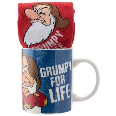 Snow White Grumpy Mug and Socks Set