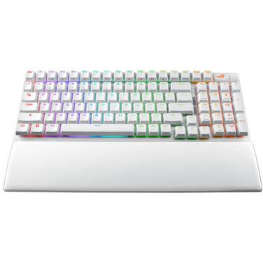 ASUS ROG Strix Scope II 96 Wireless Snow Switch White Gaming Keyboard, *BONUS E-Gift Card up to a $100 by Redemption