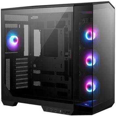 MSI MAG PANO 100R PZ Dual Chamber Reverse MB Case Black