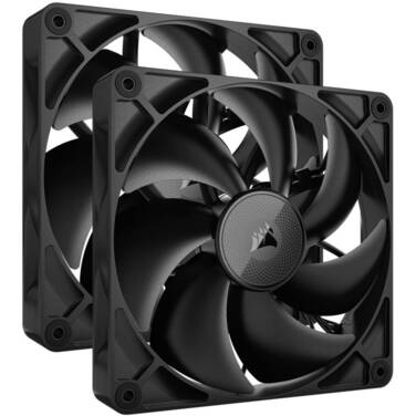 140mm Corsair iCUE LINK RX140 PWM Black Fan 2 Pack