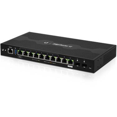 10-Port Ubiquiti ER-12 Edgerouter 12 Gigabit Router with Layer 2 Switch