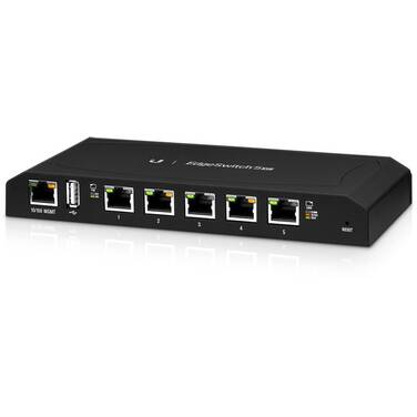 5-Port Ubiquiti ES-5XP EdgeSwitch 5XP Gigabit PoE Switch