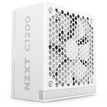 1200 Watt NZXT C1200 Gold ATX 3.1 Gen5 White Power Supply