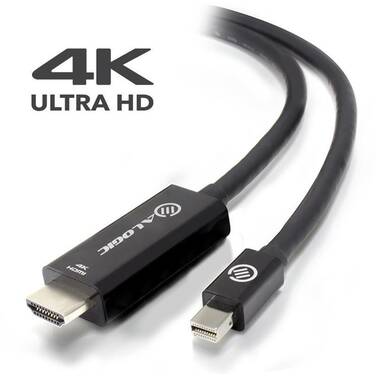 ALOGIC Elements ACTIVE 2m Mini DisplayPort to HDMI Cable with 4K@60Hz Support