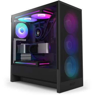 NZXT ATX H5 Flow RGB 2024 Black Case CC-H52FB-R1