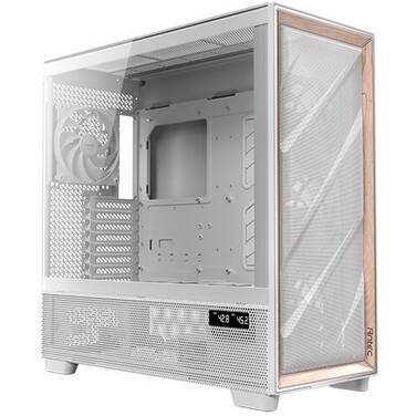 Antec FLUX-PRO-WH White Full Tower Case with Temperature Display