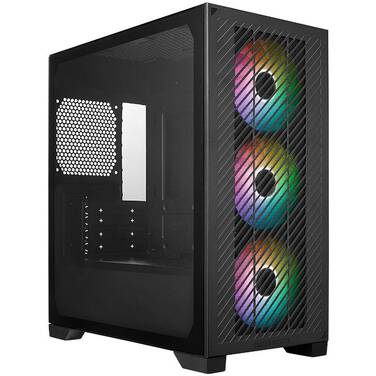 Cooler Master MicroATX Elite 301 ARGB Case Gaming Black E301-KGNN-S00