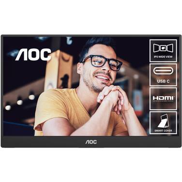 15.6 AOC 16T10 FHD IPS Type-C Portable Monitor