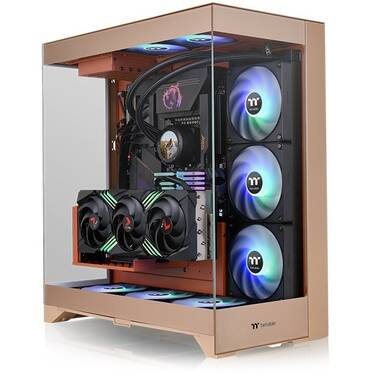 Thermaltake CTE E550 Tempered Glass Dual Chamber Mid Tower Case Gravel Sand