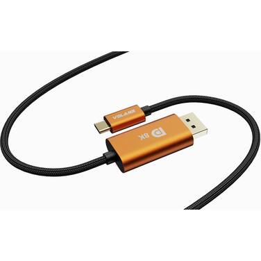 1 Metre VOLANS VL-CD81 Ultra 8K USB-C to DisplayPort Cable