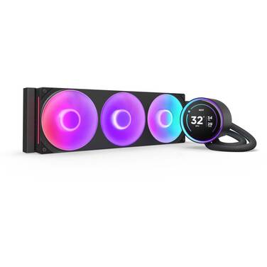 NZXT Kraken Elite 360mm RGB 2024 V2 Liquid Cooler with LCD Black