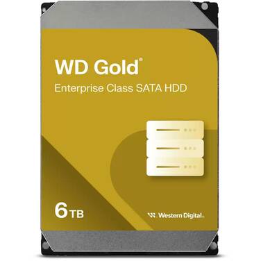 6TB WD Gold Enterprise Class 3.5 7200rpm SATA HDD WD6004FRYZ