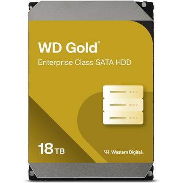 18TB WD Gold Enterprise Class 3.5 7200rpm SATA HDD WD181KRYZ