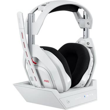 Logitech G Astro A50 LIGHTSPEED Wireless Gaming Headset + Base Station White