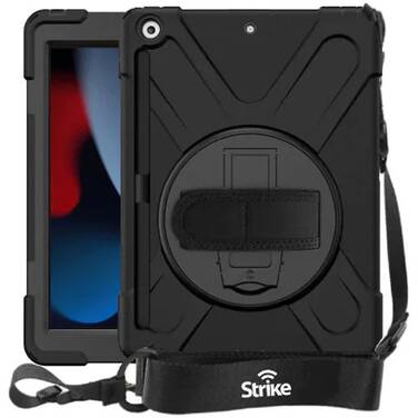 Strike Rugged Case with Hand Strap and Lanyard for Apple iPad 10.2