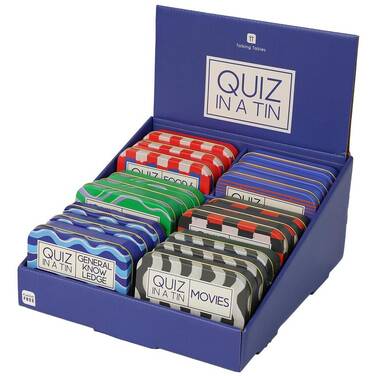 Talking Tables Quiz in a Tin