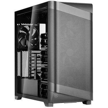 Silverstone SETA A2 ATX High Airflow Versatile Mid-Tower Case Black