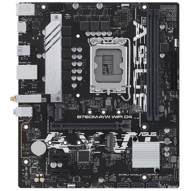 ASUS S1700 MicroATX B760M-AYW WiFi D4 DDR4 Motherboard