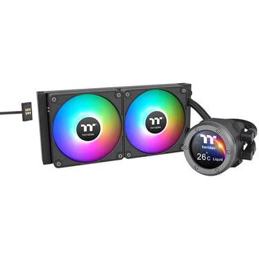 Thermaltake TH240 V2 Ultra EX ARGB Magnetic Connect Liquid Cooler with LCD Display