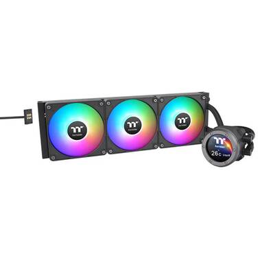 Thermaltake TH420 V2 Ultra EX ARGB Magnetic Connect Liquid Cooler with LCD Display