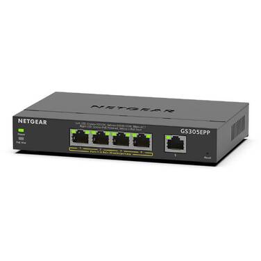 5 Port Netgear GS305EPP-100AUS Gigabit POE+ Network Switch