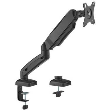 17-32 Brateck Economy Single Spring-Assisted Monitor Arm Black