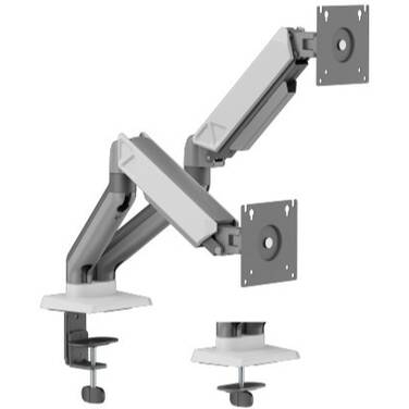 17-32 Brateck Dual Rugged Mechanical Spring Monitor Arm