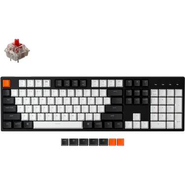 Keychron C2 Wired Gateron G Pro-Red Mechanical Keyboard Black