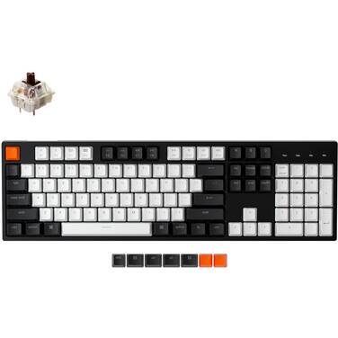 Keychron C2 Wired Gateron G Pro-Brown Mechanical Keyboard Black