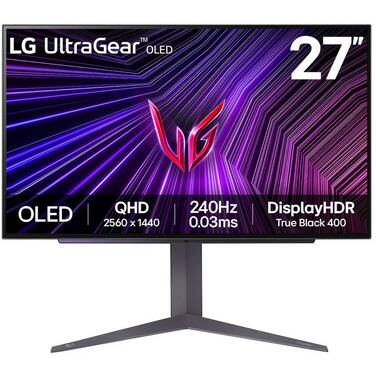 27 LG UltraGear 27GS93QE-B QHD 240Hz OLED Gaming Monitor