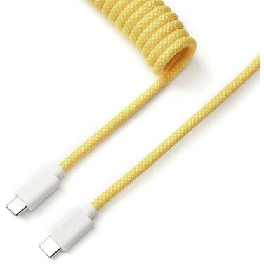 Keychron Coiled Aviator Cable Yellow