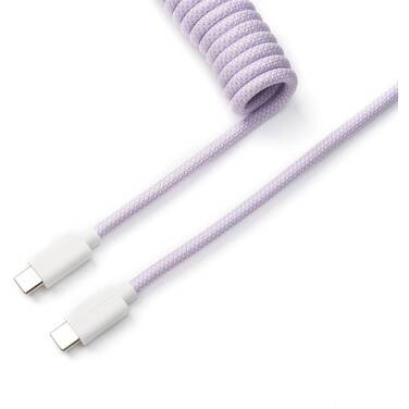 Keychron Coiled Aviator Cable Light Purple