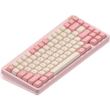 NuPhy Halo75 V2 QMK/VIA RGB Wireless Linear Raspberry Switch Gaming Keyboard Pink