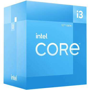 Intel S1700 Core i3 12100F 4 Core CPU 3.3GHz BX8071512100F - OPEN STOCK - CLEARANCE