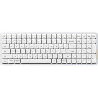 Lofree Flow100 Low-Profile Wireless Linear Ghost Switch Keyboard White