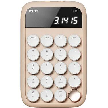 Lofree Dual-Mode Wireless Numpad and Calculator with Clicky Blue Switch