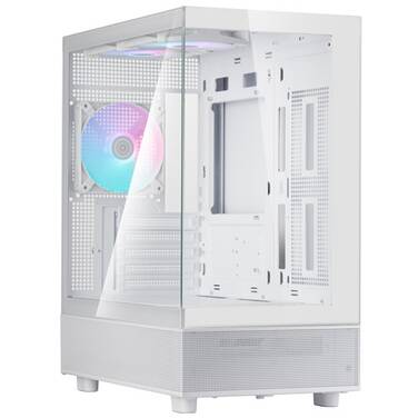 SilverStone LD04 RGB Micro-ATX Gaming Case White