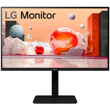 27 LG 27BA450-B FHD IPS Monitor with Speakers Height Adjust Pivot