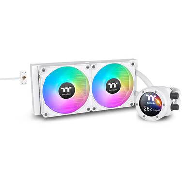 Thermaltake TH280 V2 Ultra EX ARGB Magnetic Connect Liquid Cooler with LCD Display White