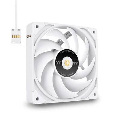 120mm Thermaltake TOUGHFAN EX12 Case Fan White 3 Pack