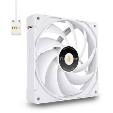 140mm Thermaltake TOUGHFAN EX14 Case Fan White 3 Pack