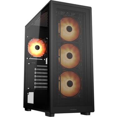 Cougar MX220 RGB Mid Tower Gaming Case Black