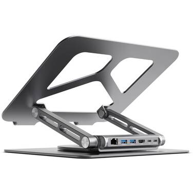 mbeat Stage S12 Rotating Laptop Stand with USB-C Docking Station