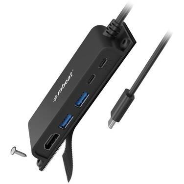 mbeat Mountable 5-Port USB-C Hub