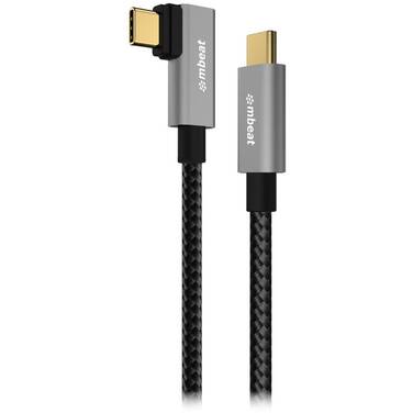 mbeat ToughLink L-shape USB 3.2 Gen2 4K 100W 10Gbps USB-C Cable