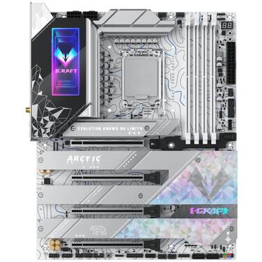 MAXSUN iCraft Z890 Arctic WiFI 7 DDR5 White Motherboard