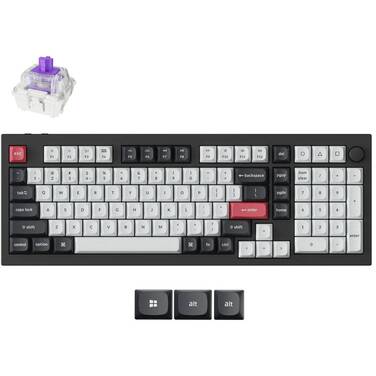 Keychron Q5 HE QMK Wireless Magnetic Gaming Keyboard with Knob Black